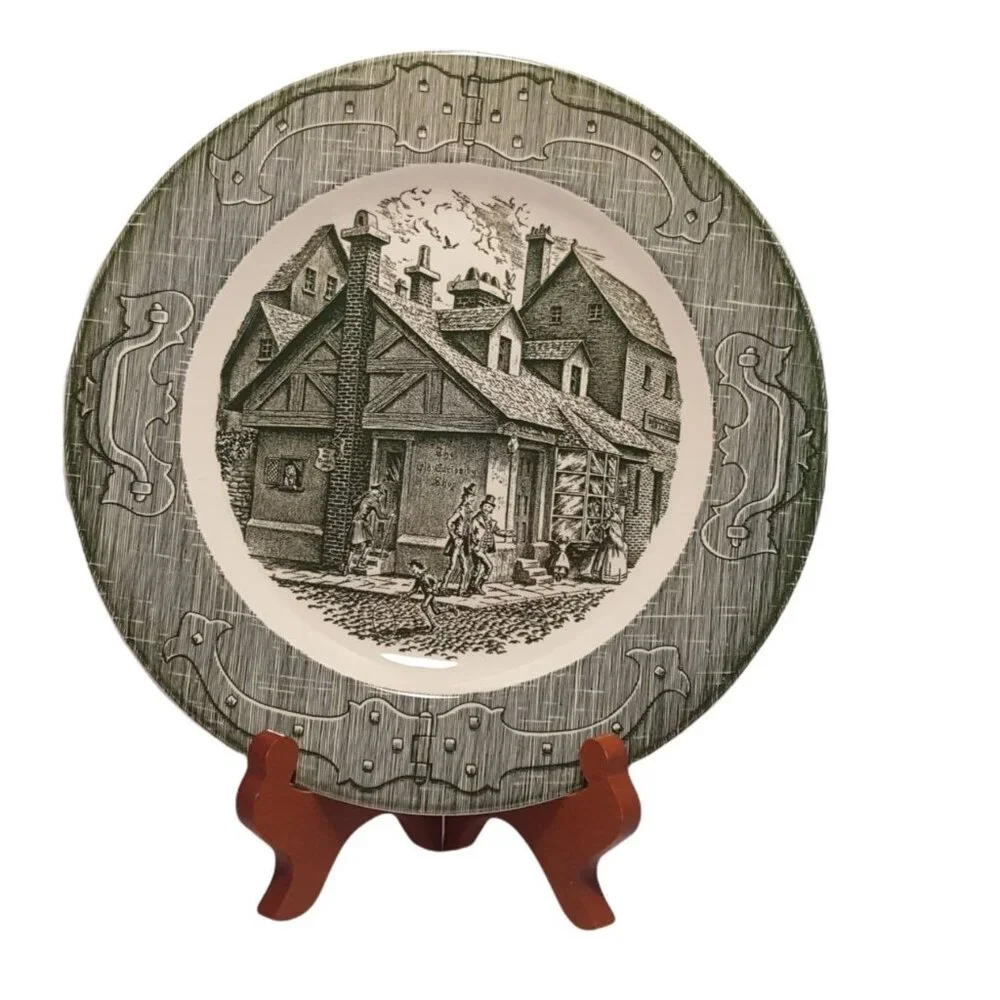 VTG Royal China The Old Curiosity Shop Green 10